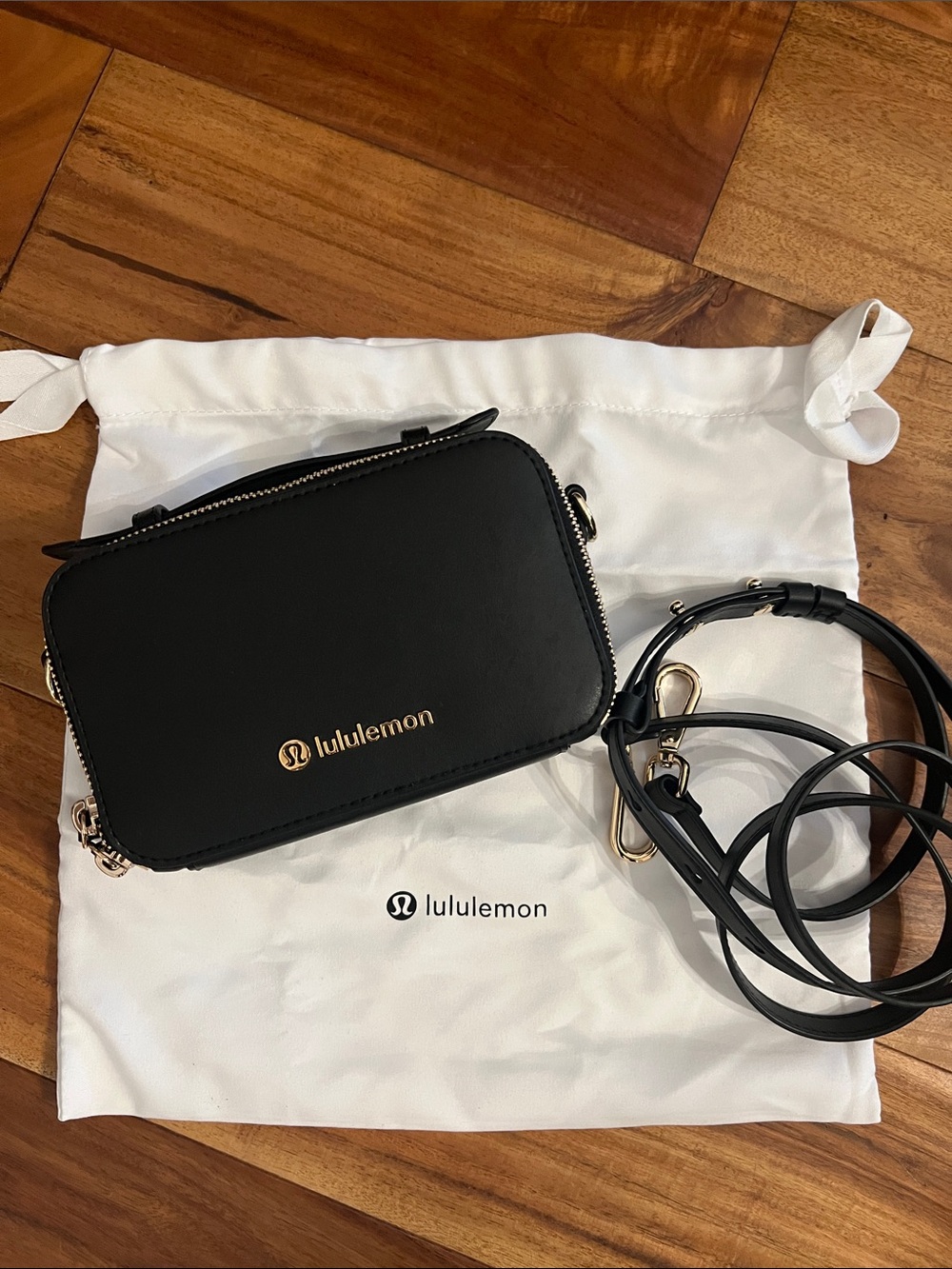 Lululemon Alternative Leather Camera Crossbody Bag